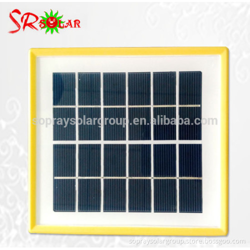 9V 6W aluminum frame solar small panels,mini solar panels charge for phone/ fans/kits